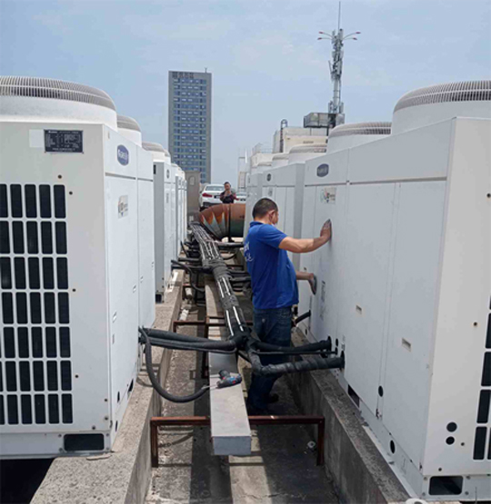 杭锦中央空调制热和不制冷系统维修方法